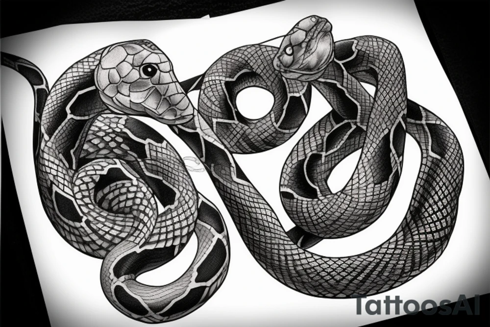 Snakes tattoo idea