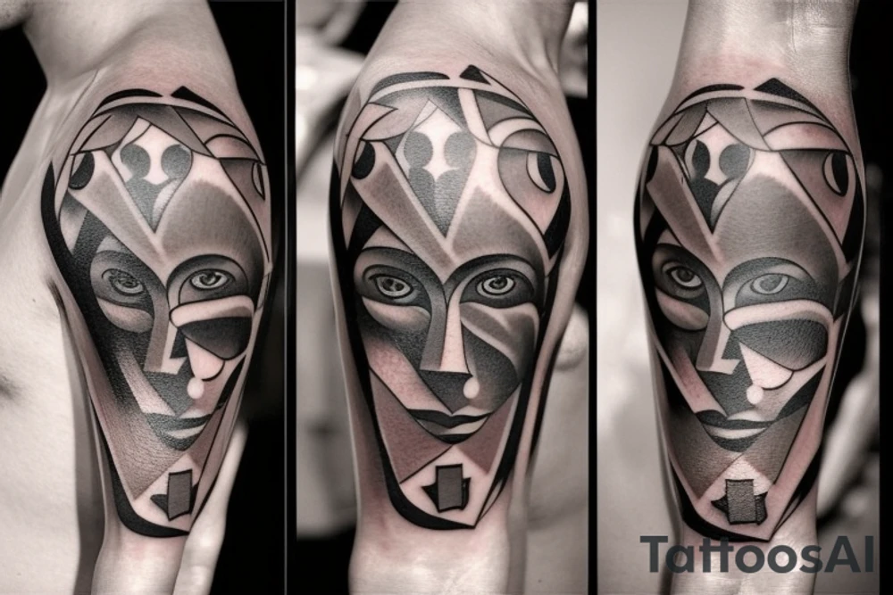I would like a tattoo that covers my whole arm.  I would like a King Chess piece to represent myself with two pawns representing my children. I would like something to represent the earth and maybe a dove to represent heaven. I would also like the sun in there as that's what my name means. tattoo idea