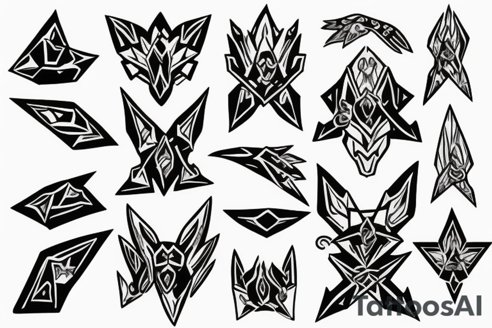 Paladins crystal tattoo idea