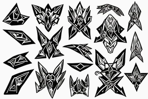 Paladins crystal tattoo idea