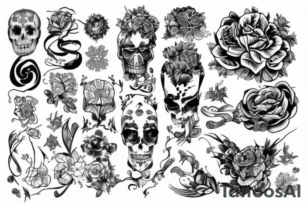 единорог tattoo idea