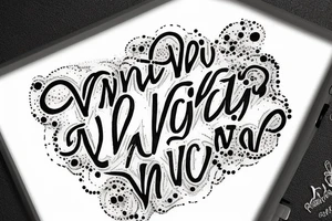 In typewriter font, quote "veni, vidi, vici" with galaxy art surrounding it tattoo idea