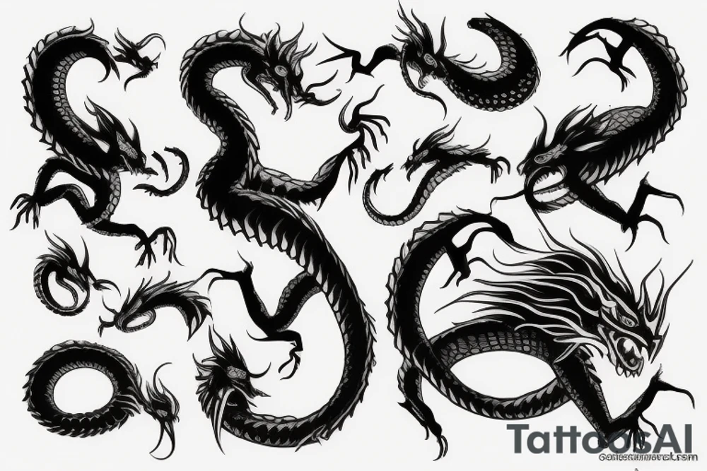 ouroboros Dragon tattoo idea