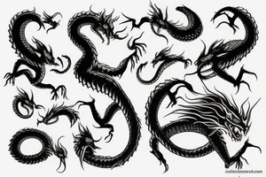 ouroboros Dragon tattoo idea
