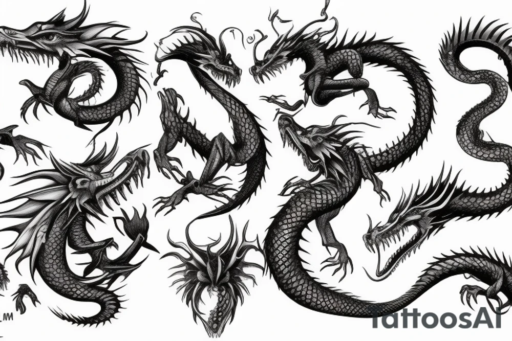 ouroboros Dragon tattoo idea