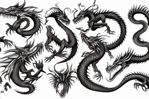 ouroboros Dragon tattoo idea