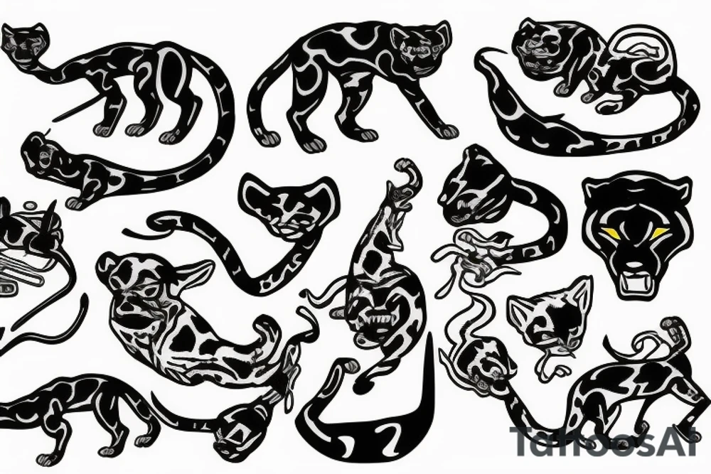 panther tattoo idea