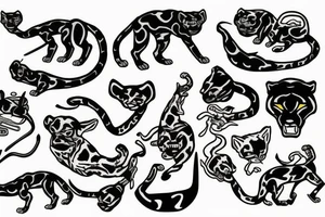panther tattoo idea