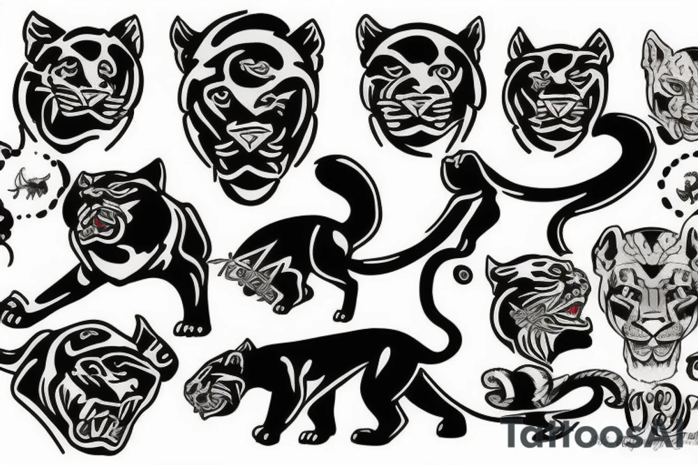 panther tattoo idea