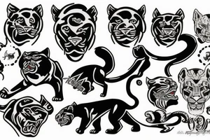panther tattoo idea