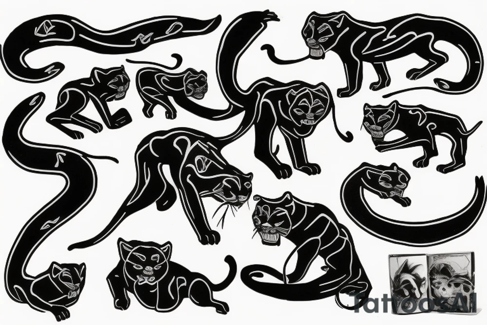 panther tattoo idea