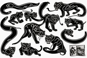 panther tattoo idea