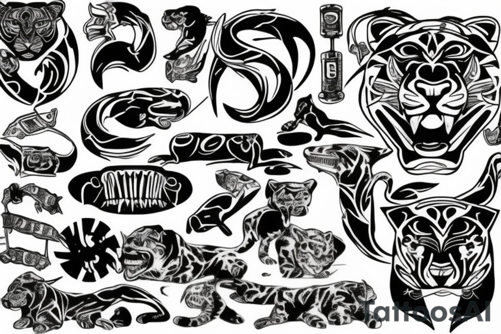 panther tattoo idea
