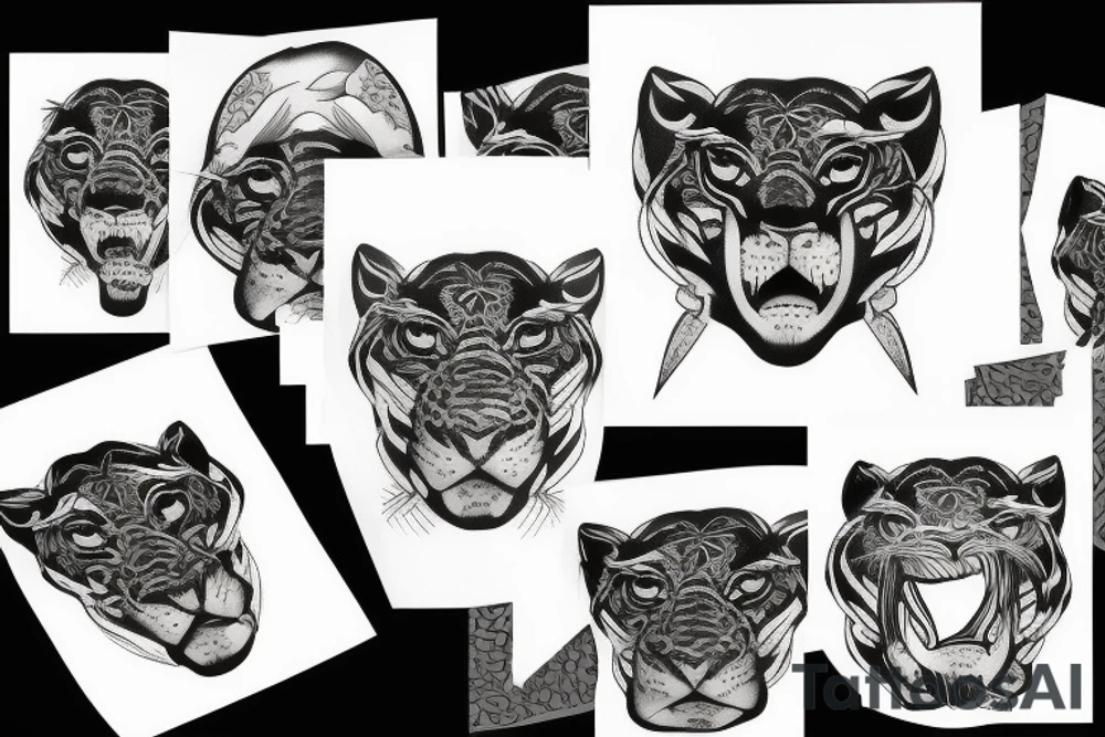 panther tattoo idea