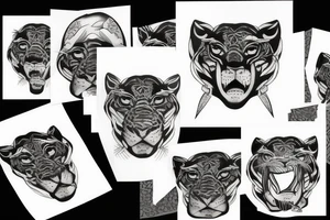 panther tattoo idea