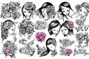 Baby girl hazel tattoo idea