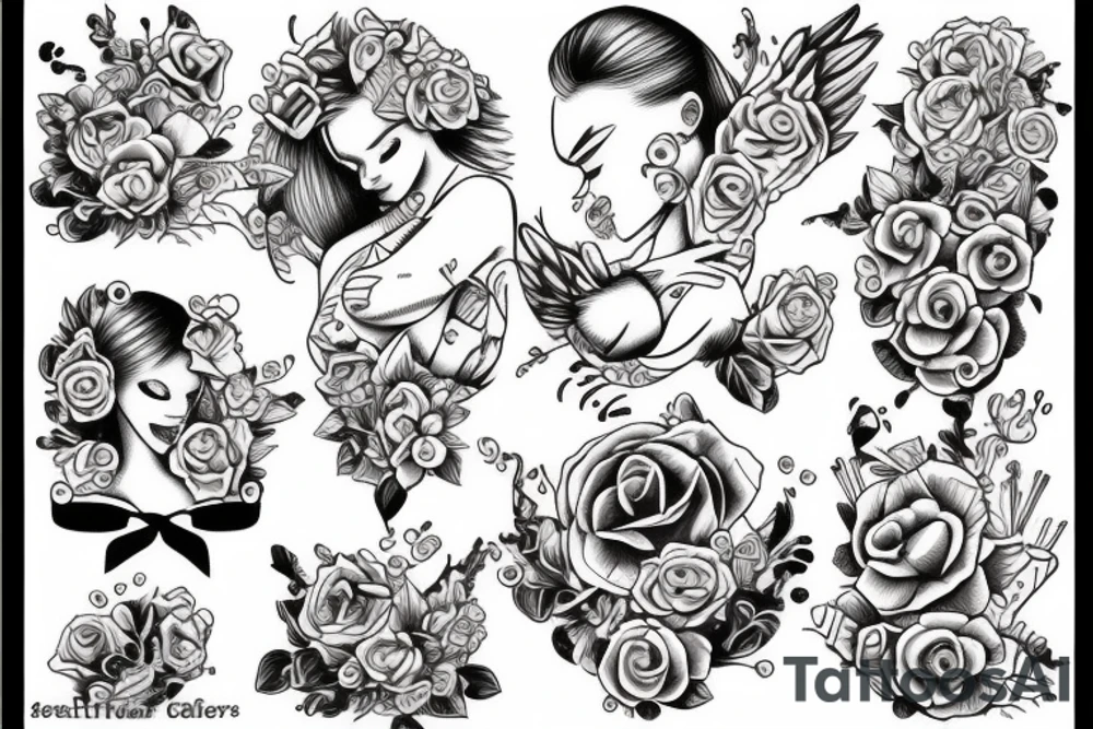 Newborn tattoo idea