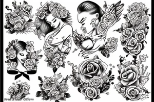 Newborn tattoo idea