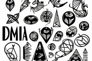DNA/family/ parents/ balance tattoo idea