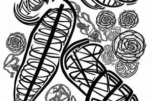 DNA strand the symbolize parents tattoo idea