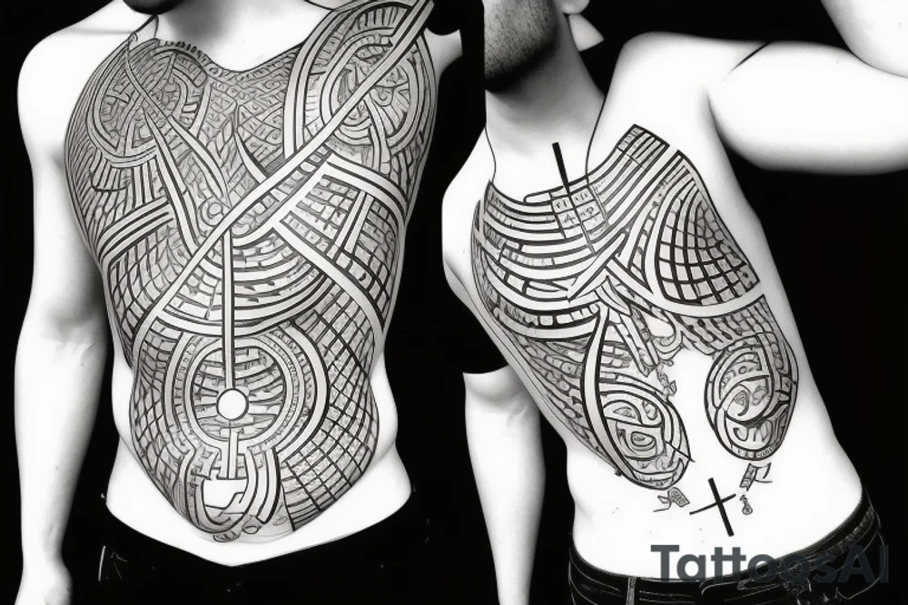 DNA strand the symbolize parents tattoo idea