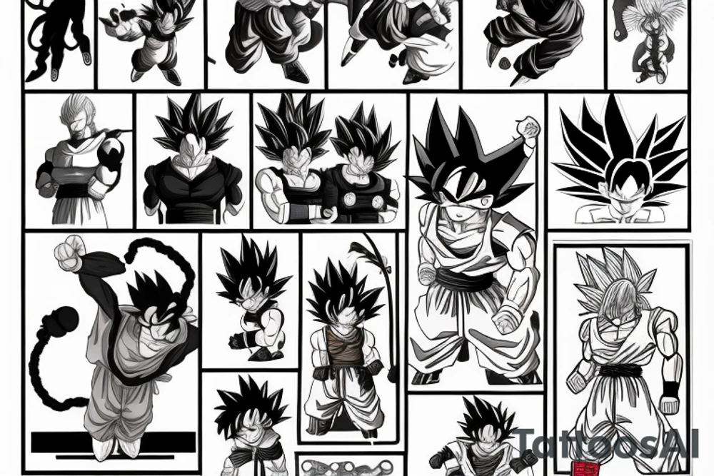 Dragon ball z tattoo idea