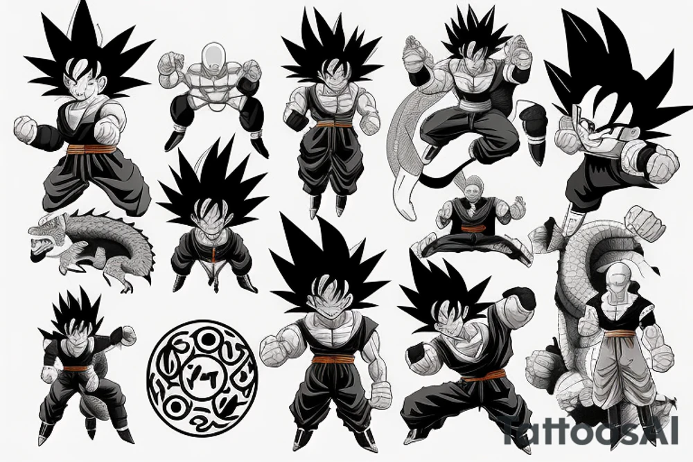 Dragon ball z scanner tattoo idea