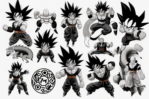 Dragon ball z scanner tattoo idea