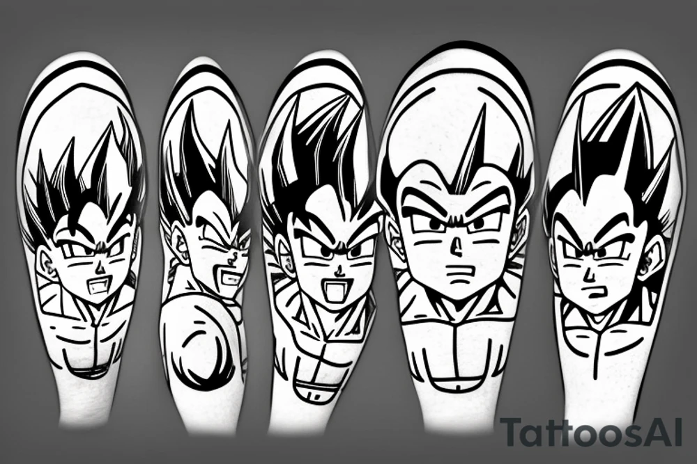 Dragon ball z scanner tattoo idea