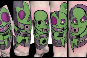 Invader zim gir tattoo idea