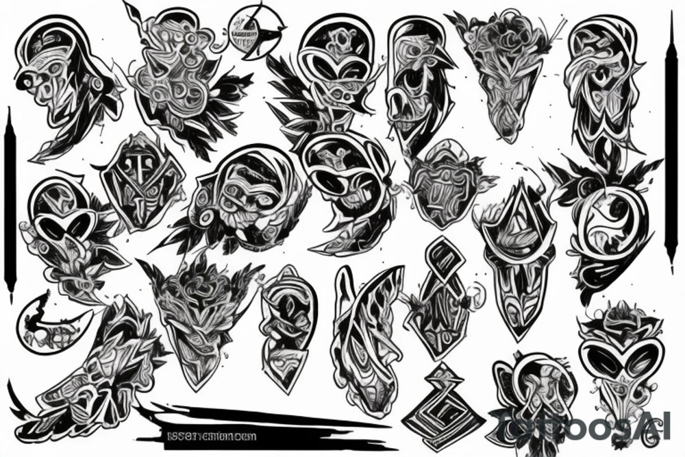 seva and skg tattoo idea