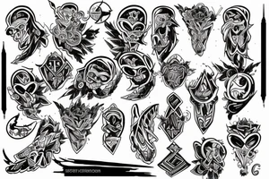 seva and skg tattoo idea