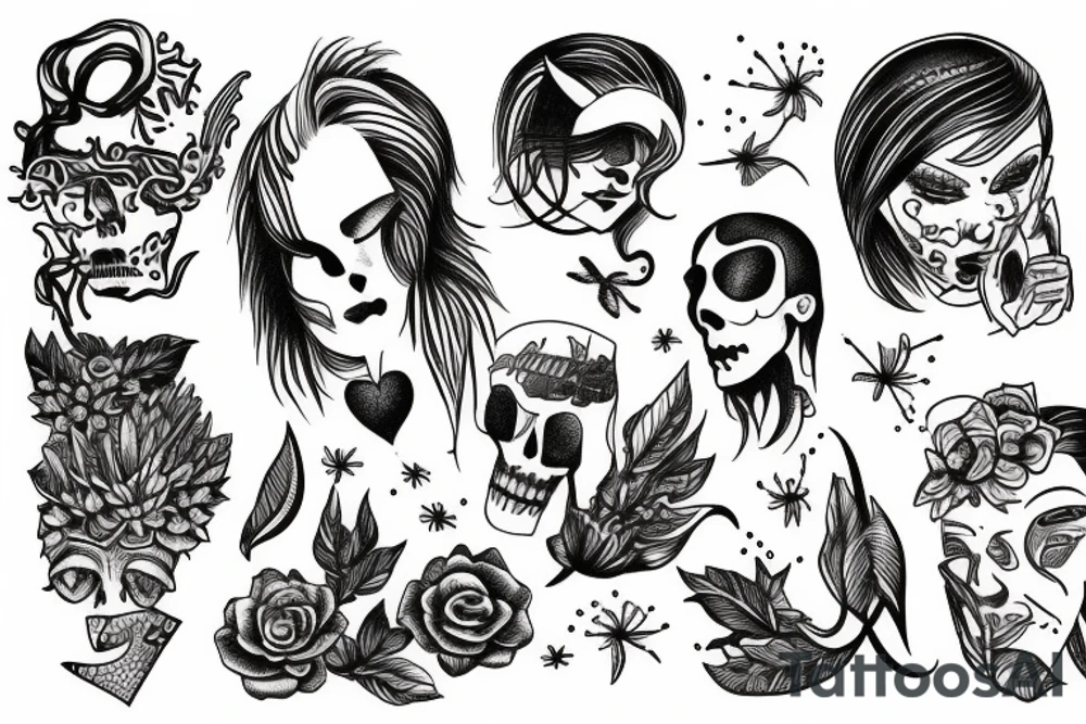 Person freeing themselves from their mind tattoo idea Person freeing themselves from their mind tattoo idea