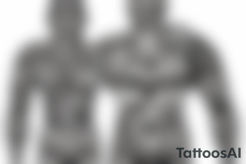 God torso sex tattoo idea