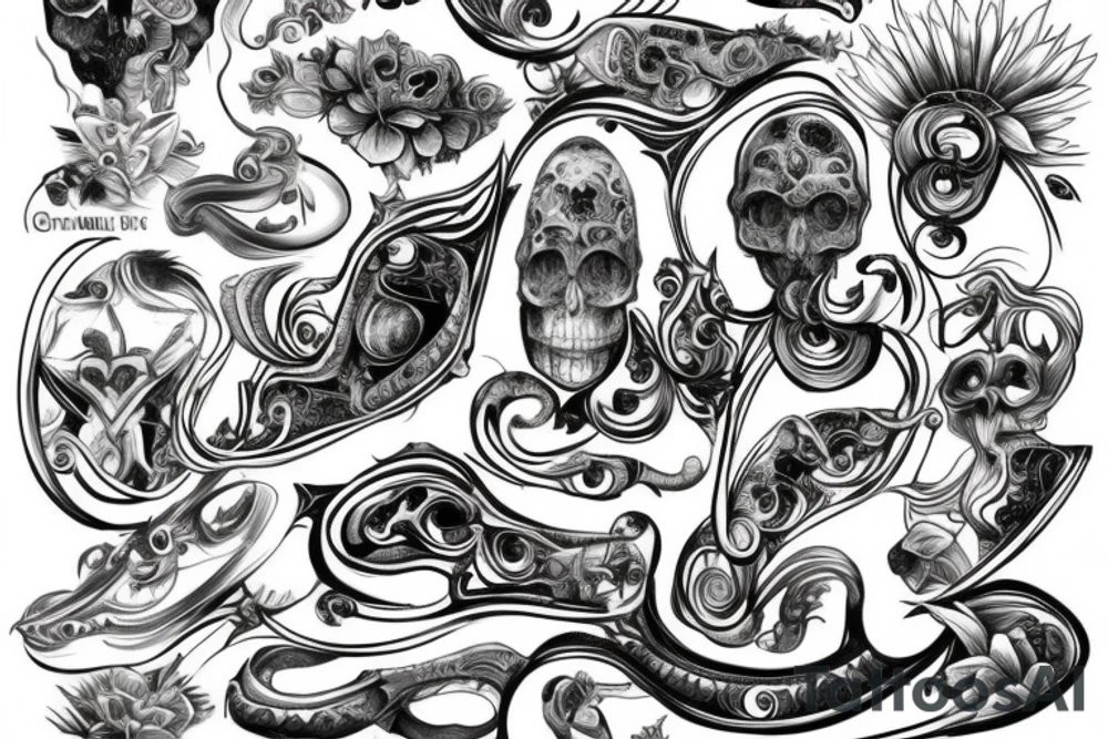 God torso sex tattoo idea