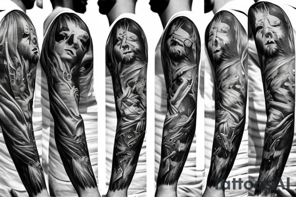 Jesus christ ultra realistic tattoo idea