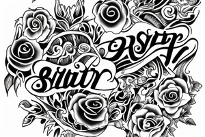 matching tattoo with sister tattoo idea