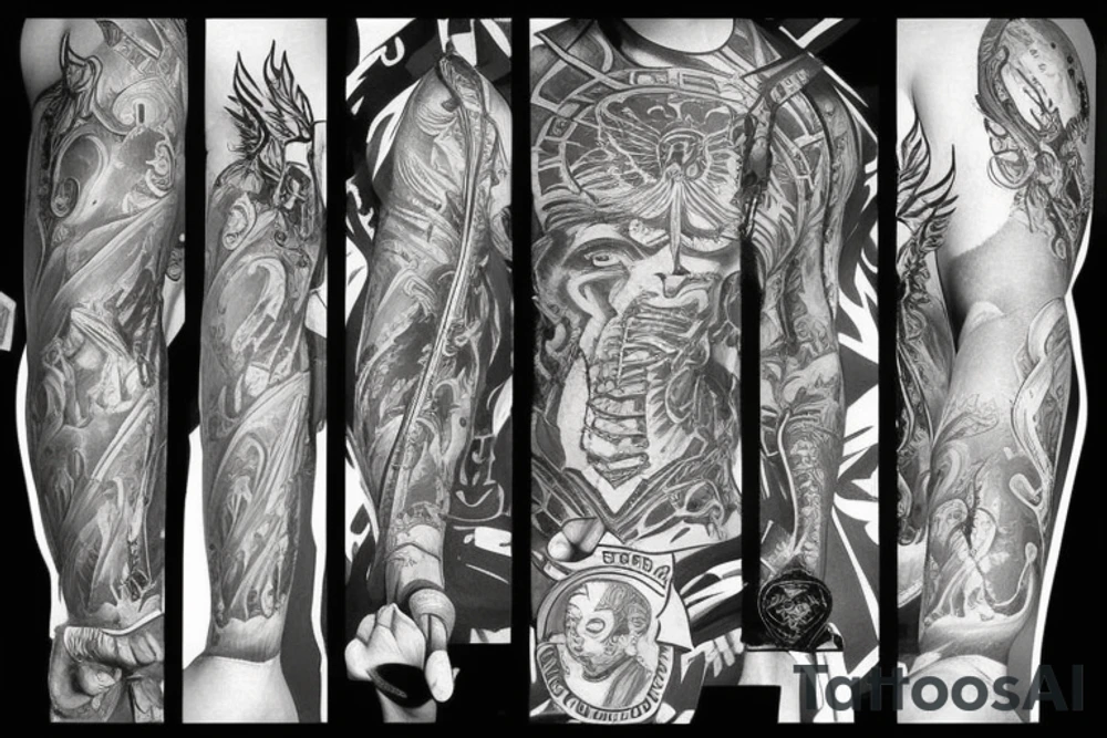 st michael tattoo idea