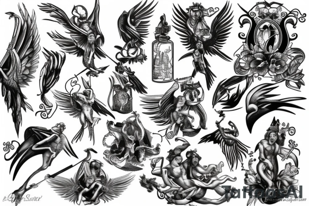 st michael tattoo idea