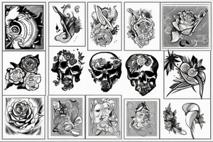 falling tattoo idea