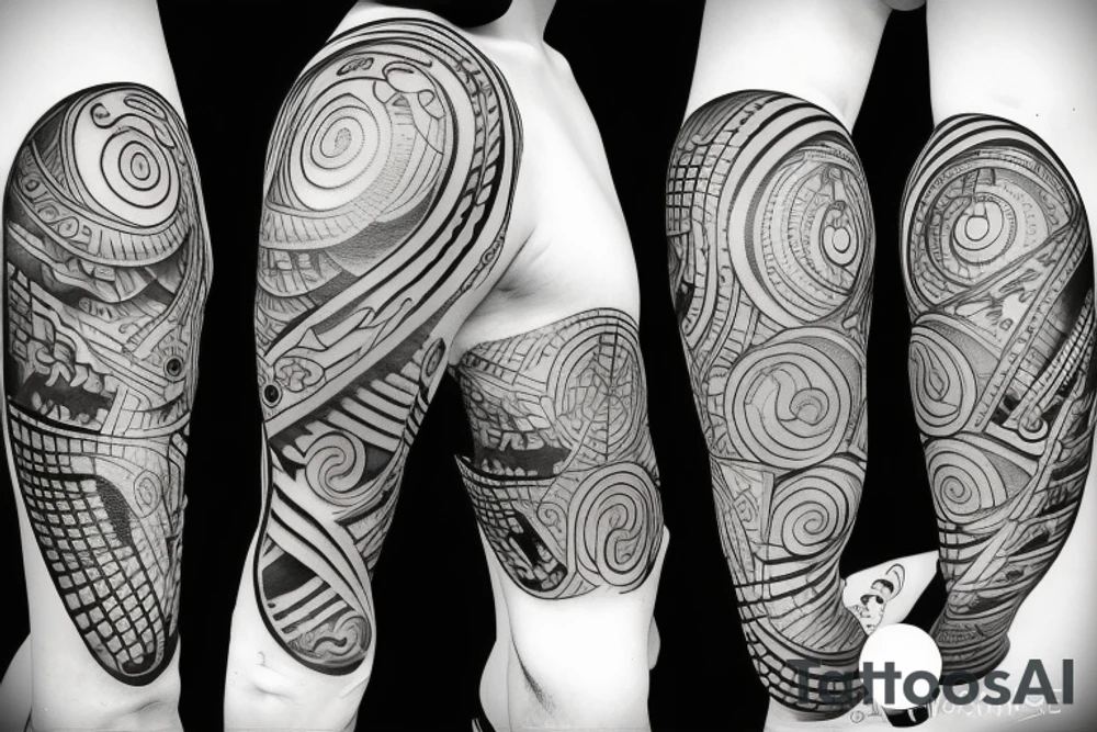 Aang inside circle tattoo idea