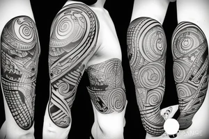Aang inside circle tattoo idea