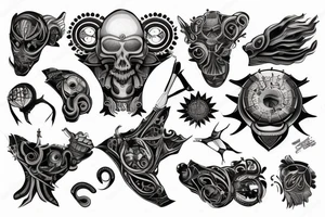 A Text that says geschwoben tattoo idea