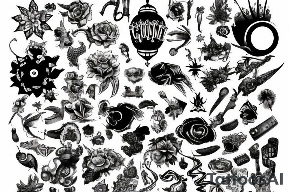 A Text that says geschwoben tattoo idea