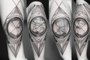 intellectual, scientific, classy, astronomy tattoo idea