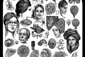 intellectual, scientific, classy, knowledge tattoo idea