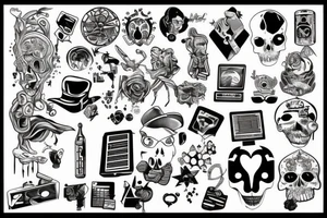 hacker tattoos tattoo idea