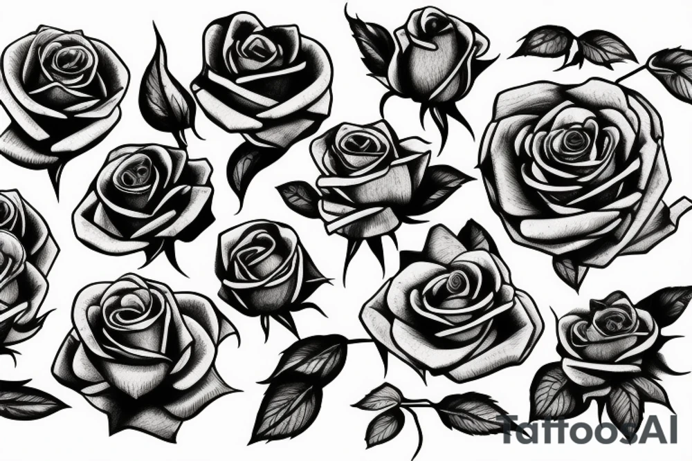 Roses tattoo idea