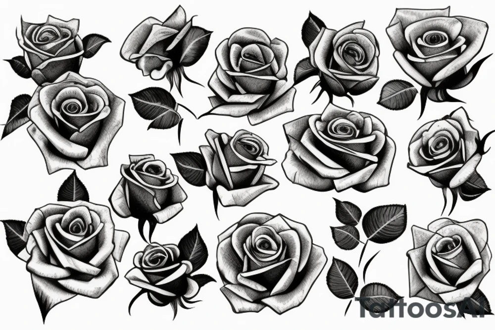 Roses tattoo idea