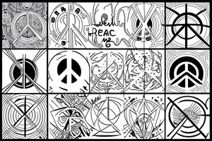 Peace is a lie tattoo idea